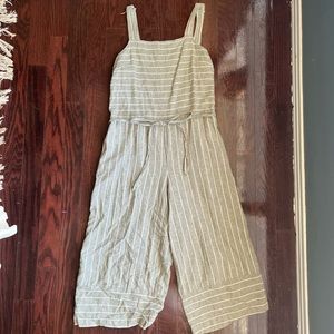 Beach lunch lounge linen jumpsuit Lg